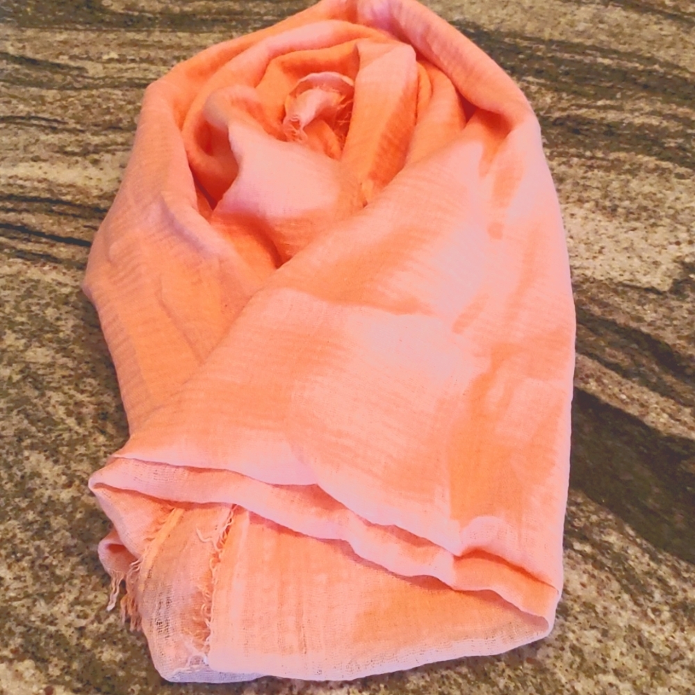 Elegant Peach Scarf